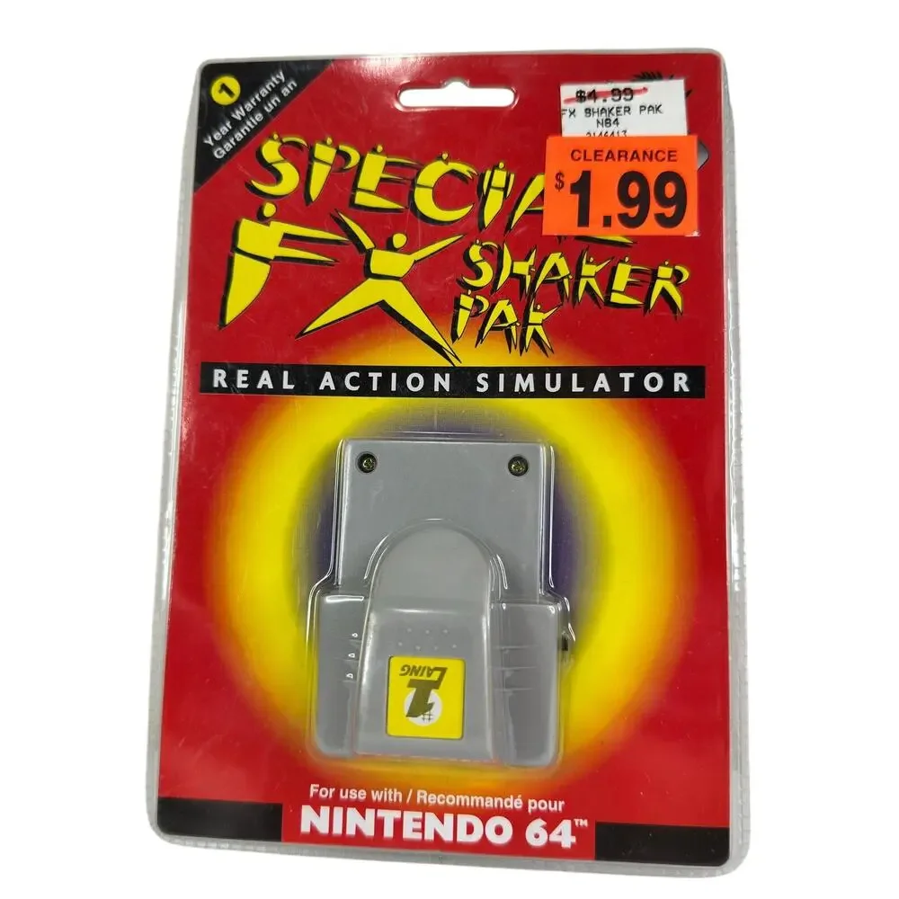 Nintendo 64 Laing Special FX Shaker Pak Real Action Simulator No. 272 New